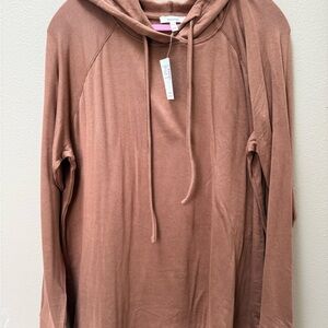 Maurices Chocolate Brown Hoodie- cozy and lightweight- new XXL- women